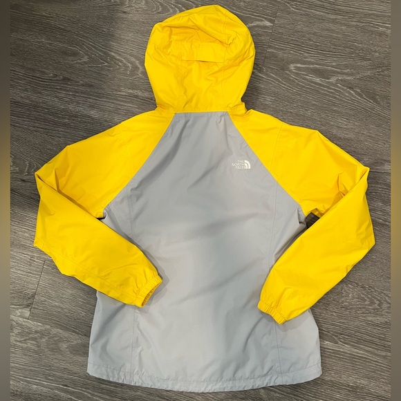 TNF Raglan Rain Jacket - Yellow/Gray - Picture 2 of 3